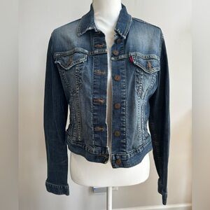 Levi's Women's Dark Blue Jean Jacket